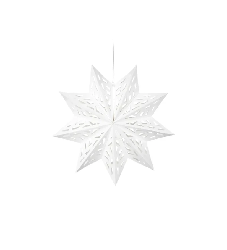 Vánoční hvězda - papírová