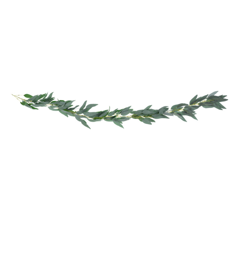 Girlanda - zelené listy