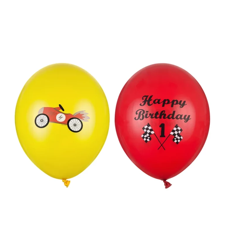 Balónky narozeninové s autíčky