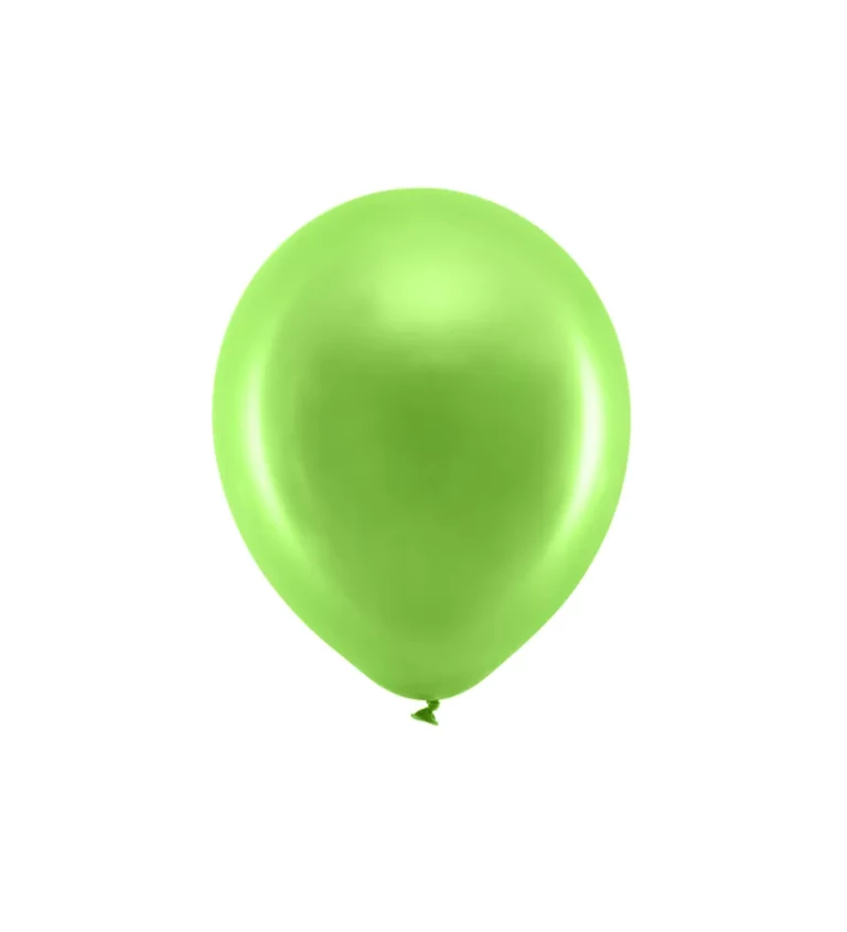 Světle zelené balóny