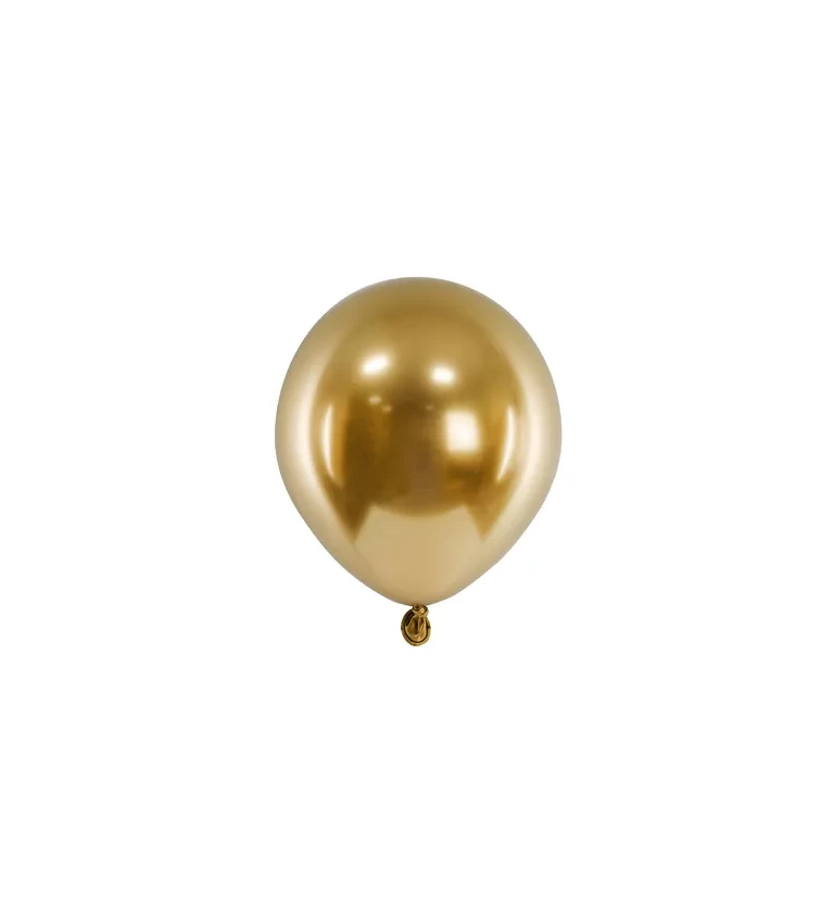 Lesklé zlaté balóny