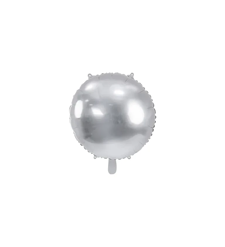 Fóliový balón - stříbrný