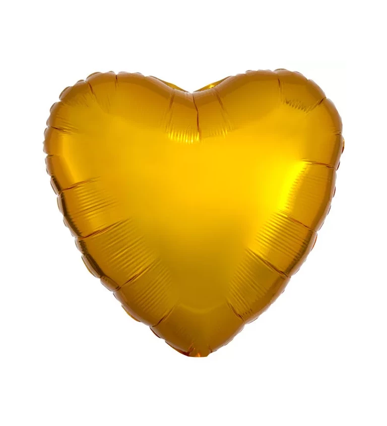 Balónek zlaté srdce