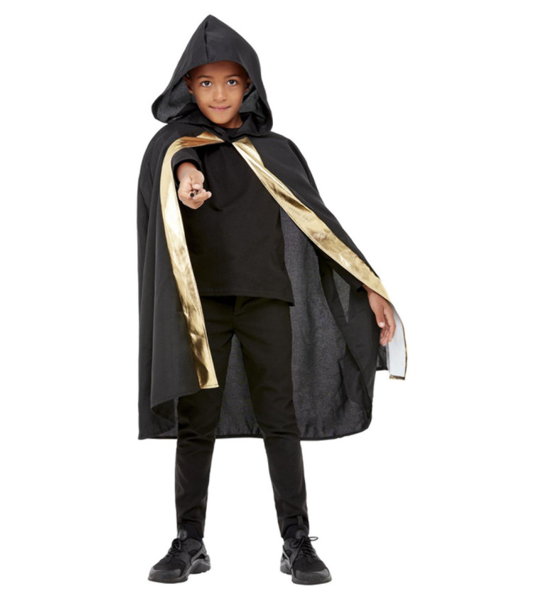 Čarodějnický plášť dětský s kapucí