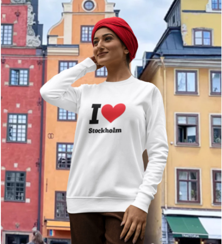 Nažehlovací motiv: I love Stockholm