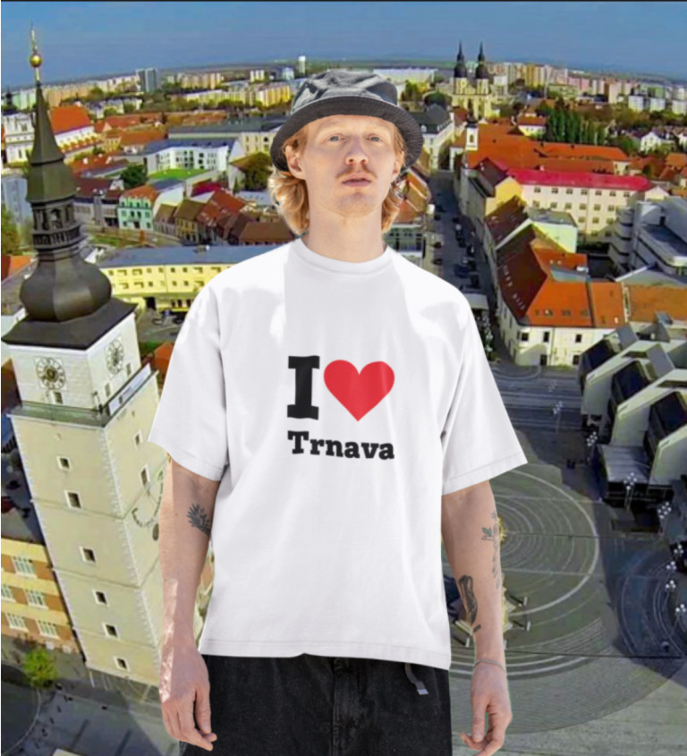 Nažehlovací motiv: I love Trnava