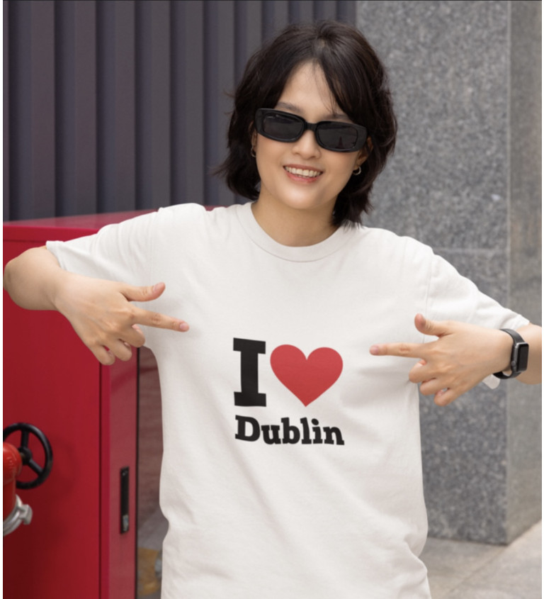 Nažehlovací motiv: I love Dublin