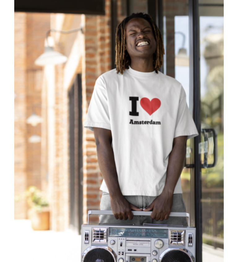 Nažehlovací motiv: I love Amsterdam