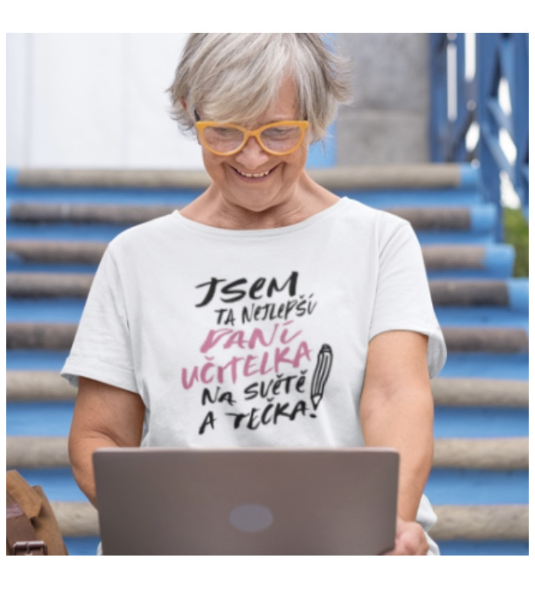 Nažehlovací motiv: Jsem ta nejlepší paní učitelka na světě
