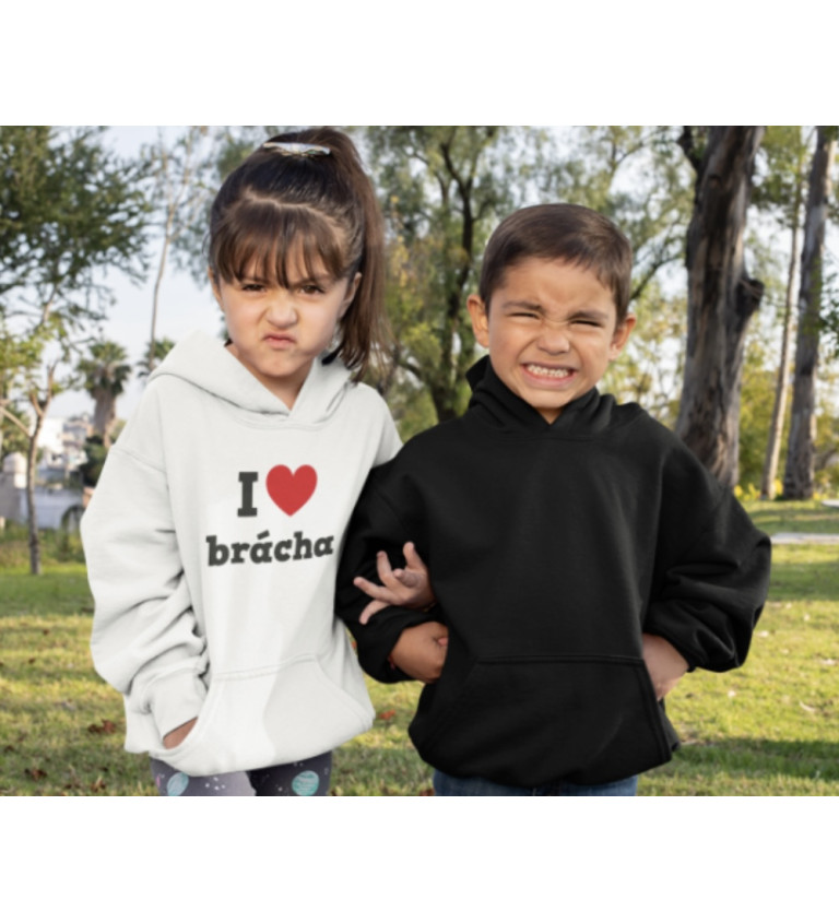 Nažehlovací motiv: I love brácha