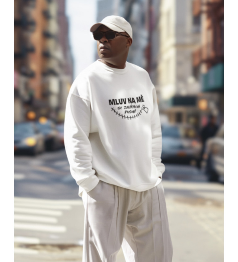 Nažehlovací motiv: Mluv na mě se zavřenou pusou