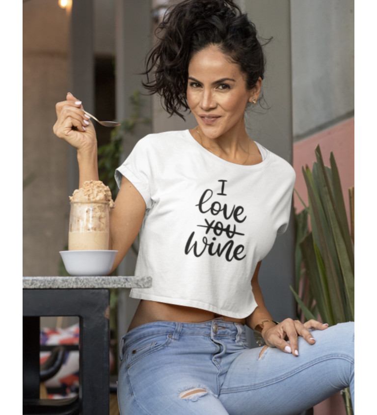 Nažehlovací motiv: I love wine