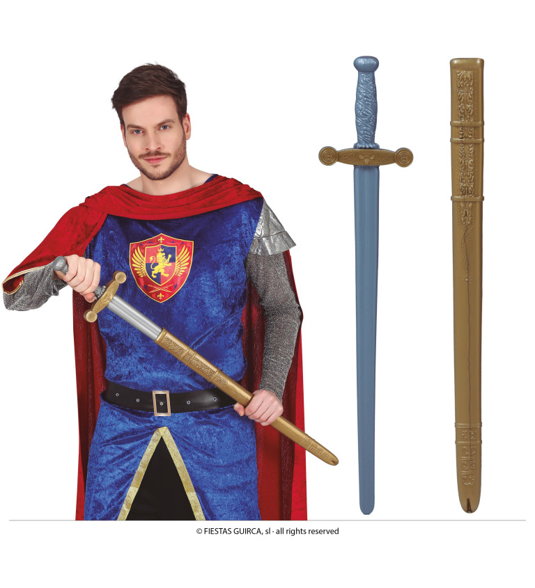 Středověký meč a pochva