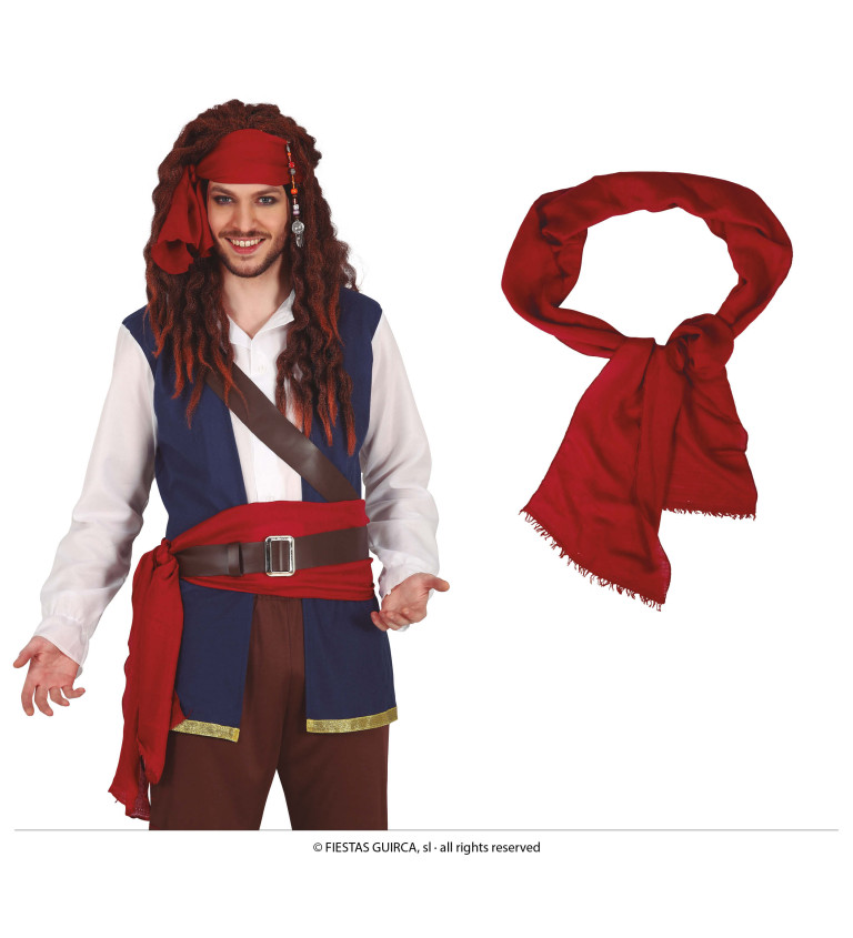 Šátek a pásek Pirátská sada