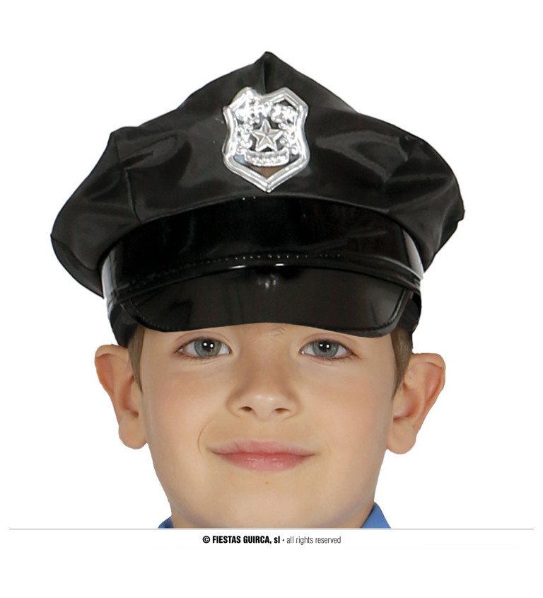 Dětská čepice policejní