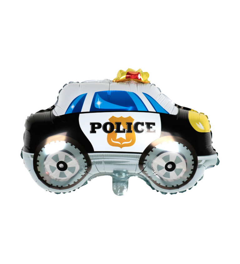 Fóliový balónek Policejní auto 64*46cm