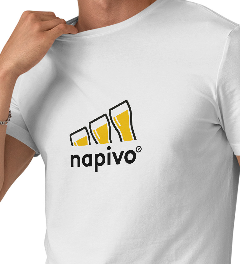 Pánské bílé tričko – Napivo