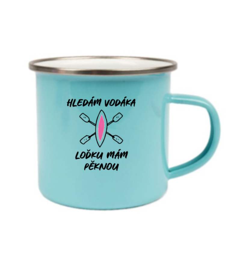 Modrý plecháček – Hledám vodáka, loďku mám pěknou