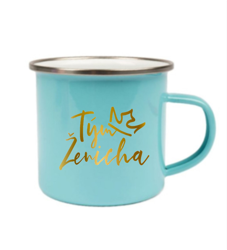 Modrý plecháček – Tým ženicha koruna