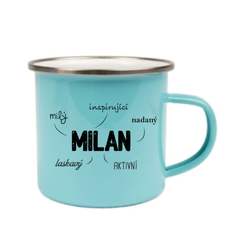 Modrý plecháček – Milan