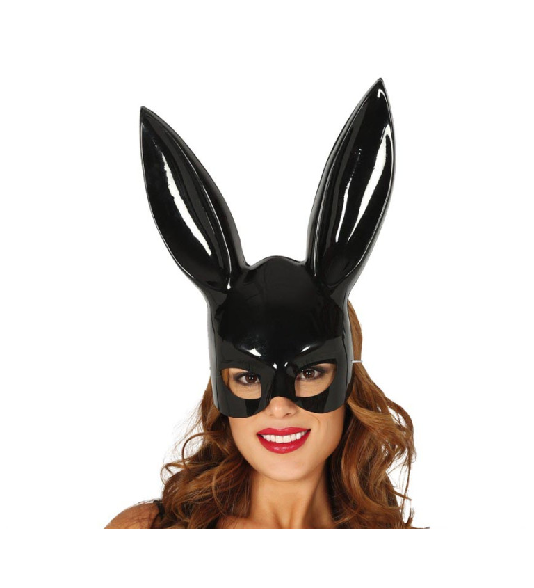 Polomaska ve stylu „playboy králíka“