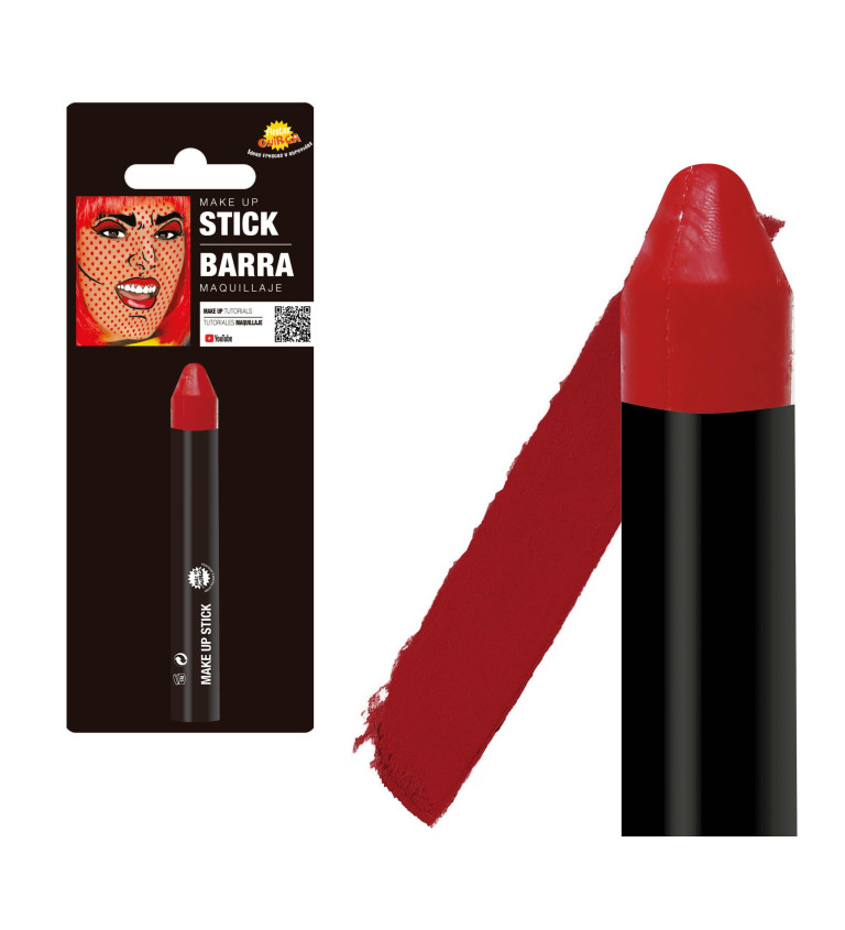 Červená make-up tužka