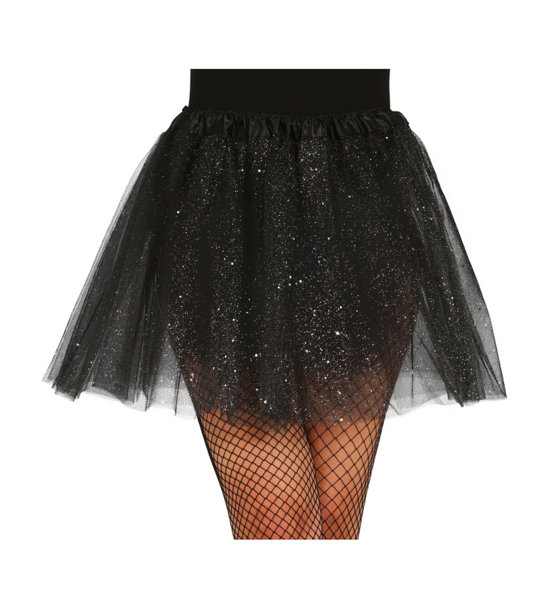 Černé tutu s třpytkami