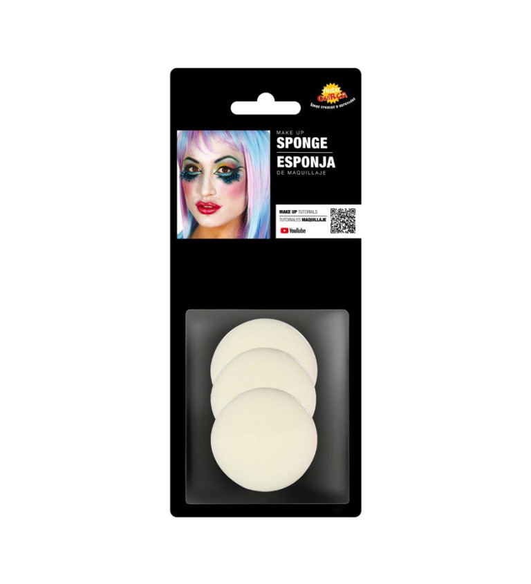 Sada 3 houbiček na make-up