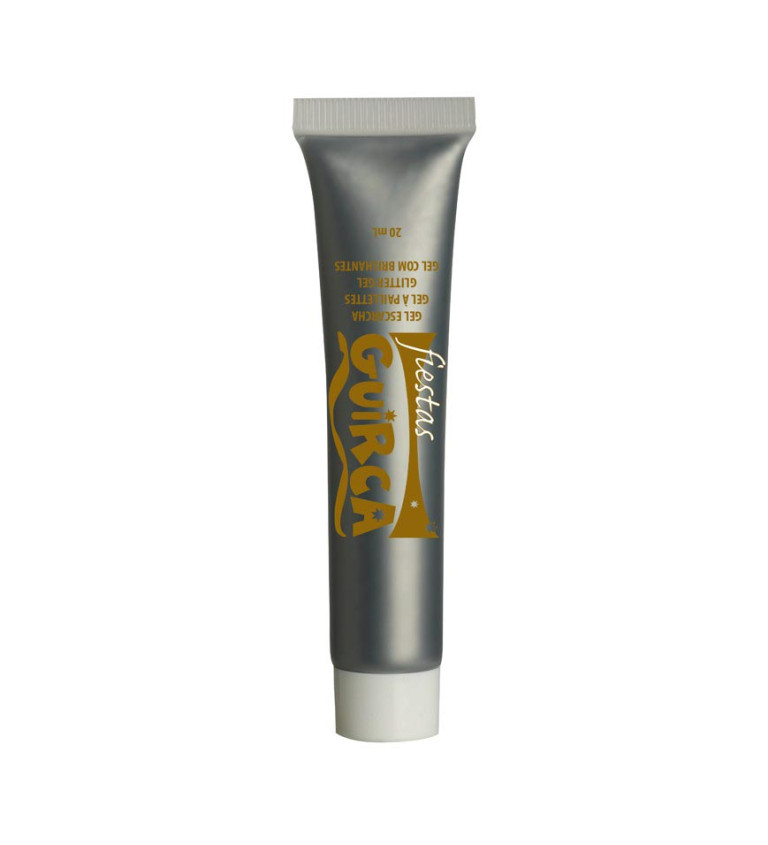 Stříbrná vodou ředitelná make-upová trubička, 20 ml