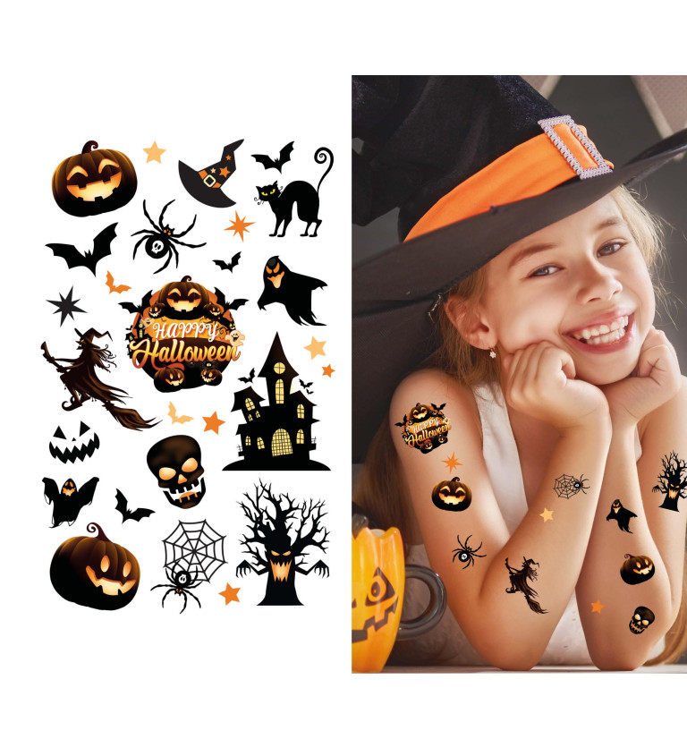 Dětská Halloween tetování