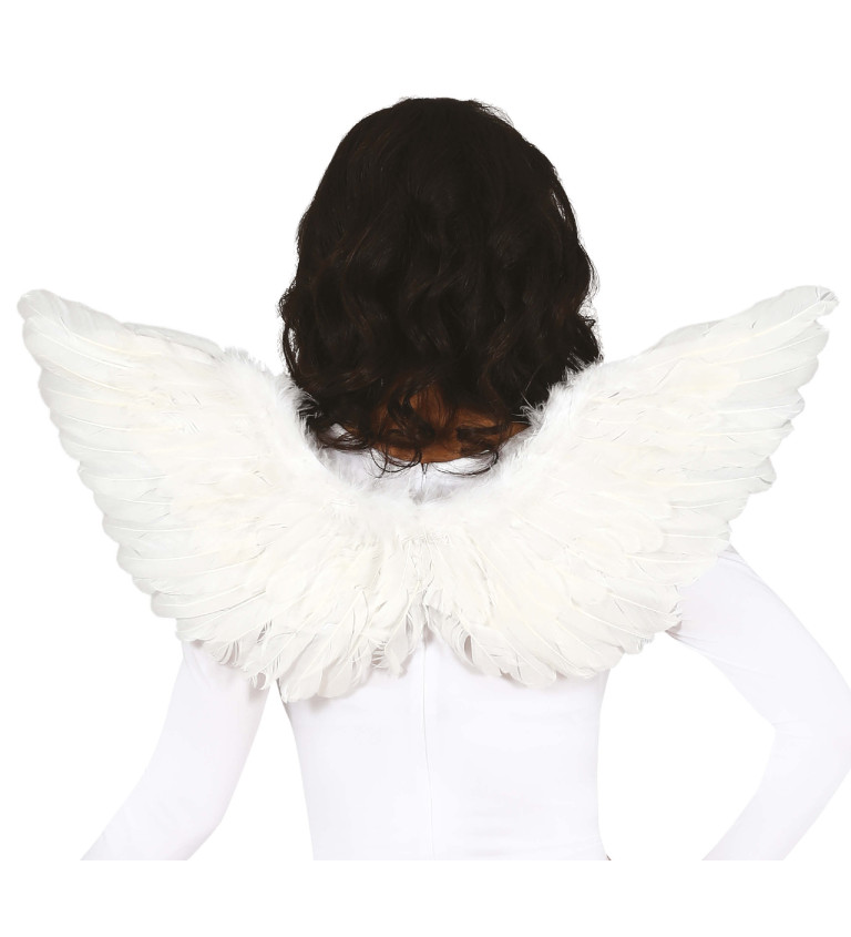 Bílá andělská křídla