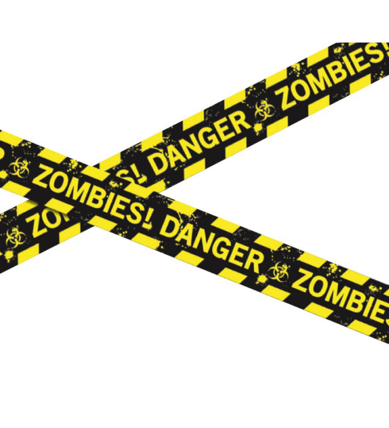Výstražná páska „Pozor zombie"