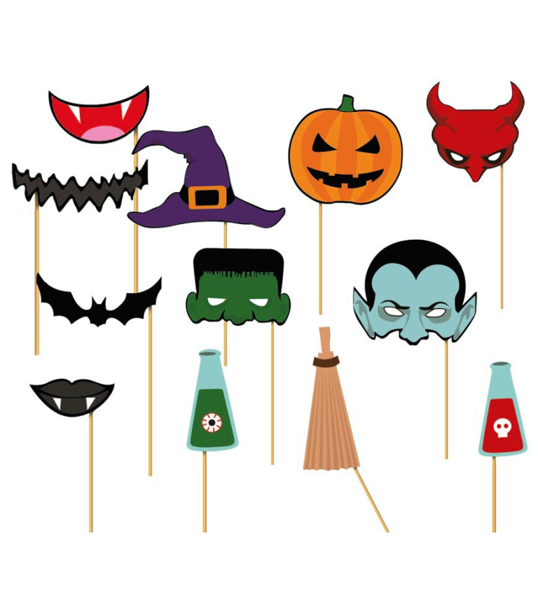 Fotostěna pro halloweenské focení