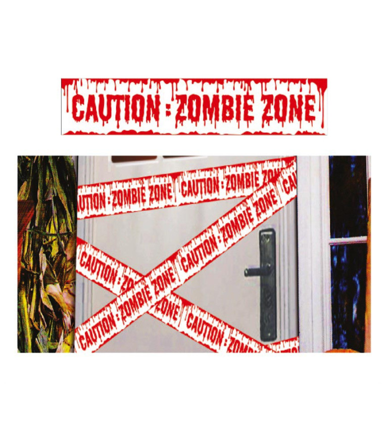 Výstražná páska „Caution“