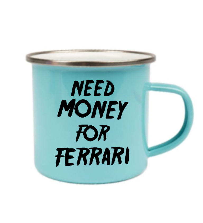 Modrý plecháček – Need money for Ferrari
