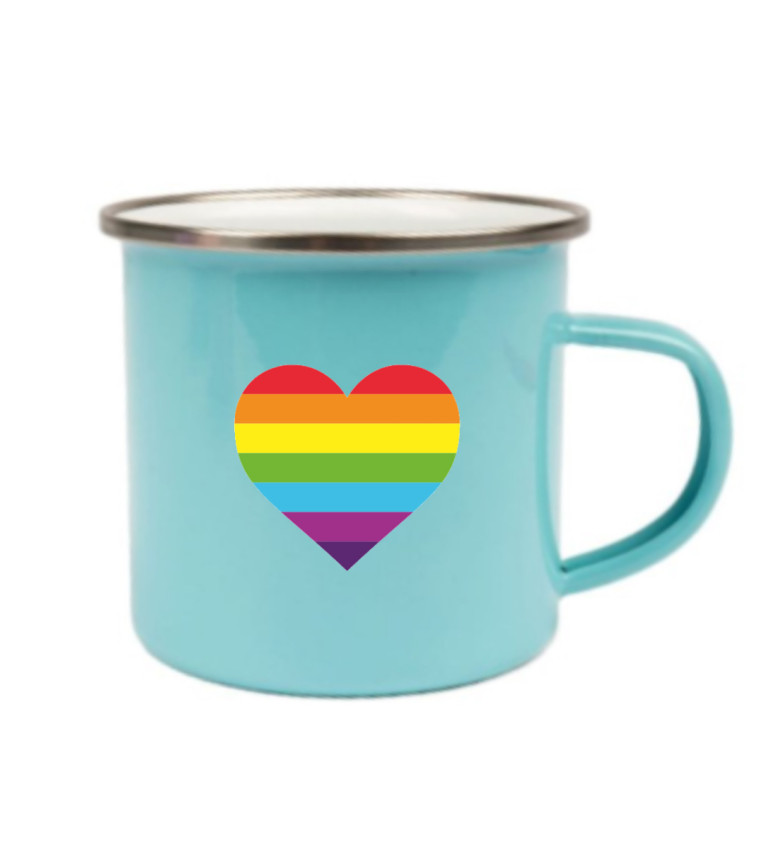 Modrý plecháček – Duhové srdce