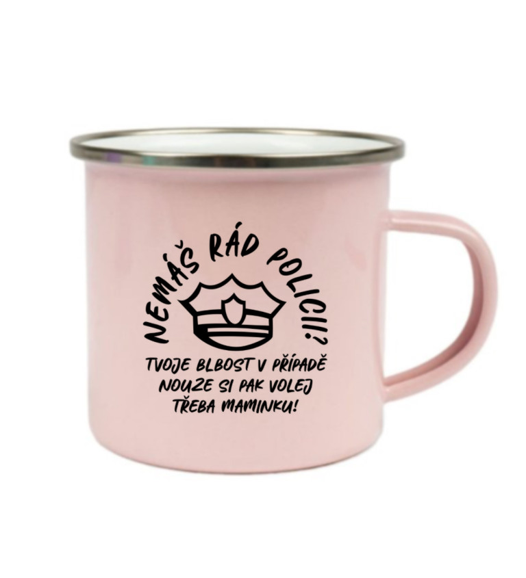 Růžový plecháček – Nemáš rád policii