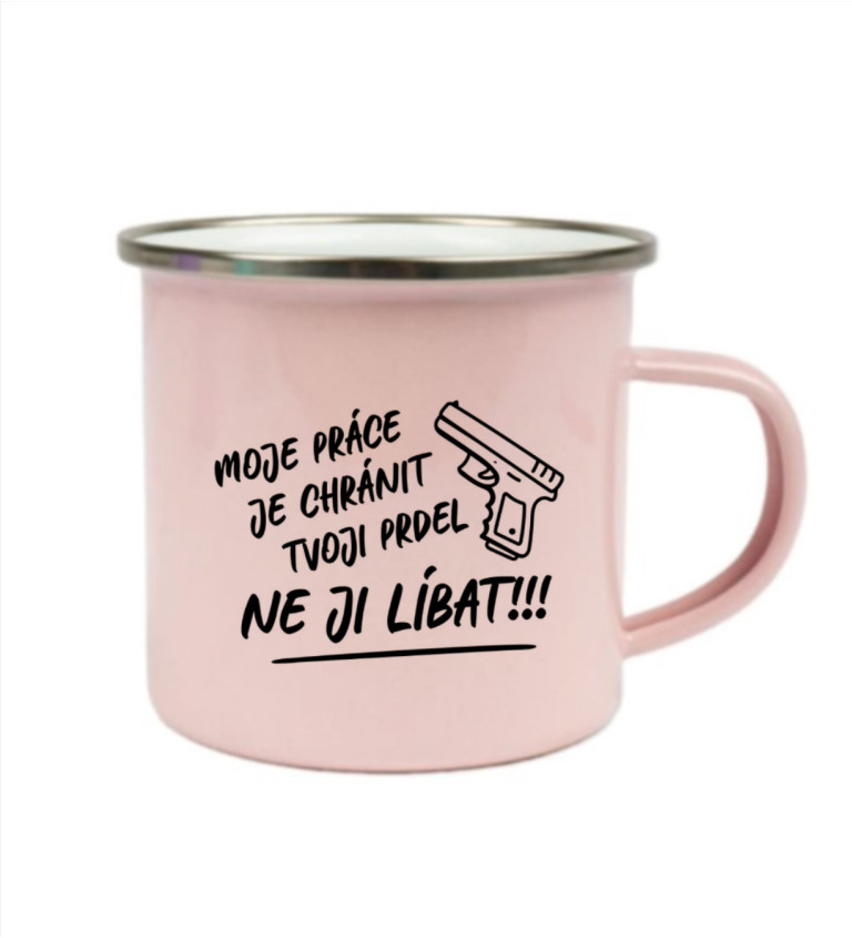 Růžový plecháček – Moje práce je chránit tvoje prdel, ne ji líbat