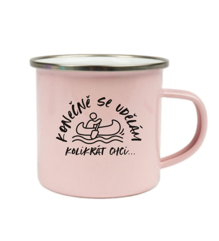 Růžový plecháček – Konečně se udělám kolikrát chci