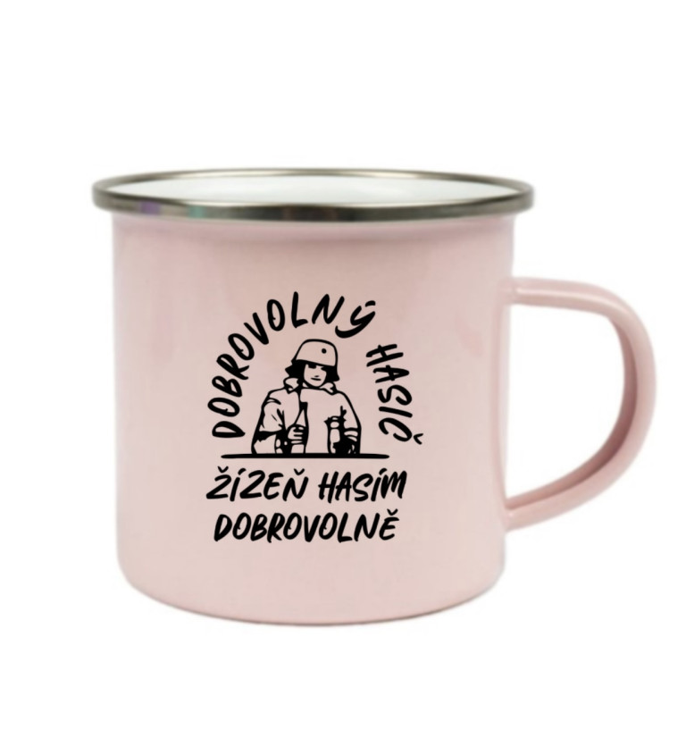 Růžový plecháček – Dobrovolný hasič