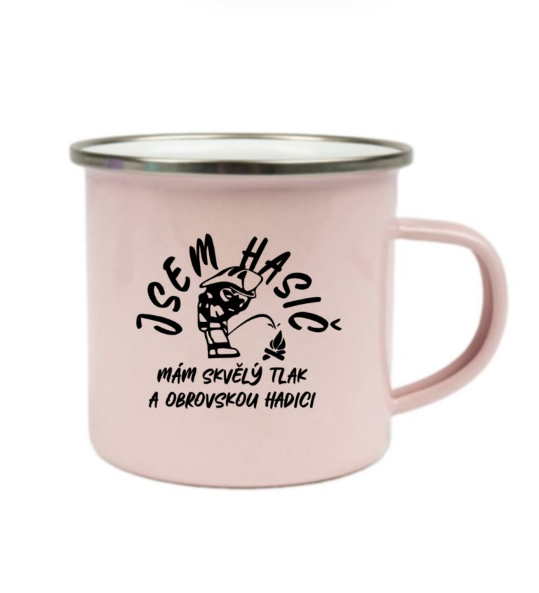 Růžový plecháček – Jsem hasič