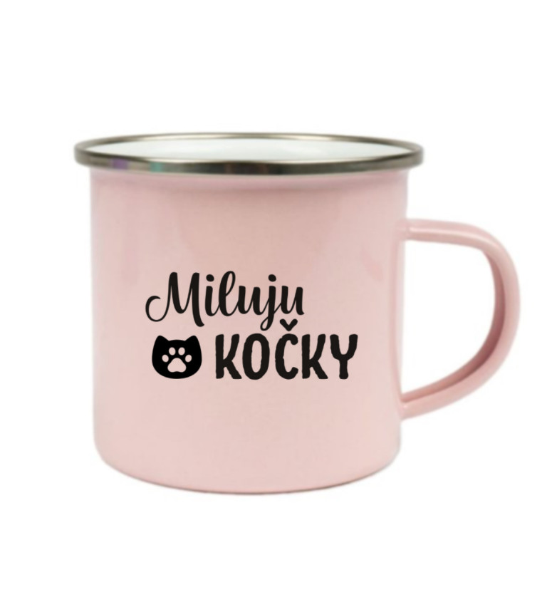 Růžový plecháček – Miluju kočky