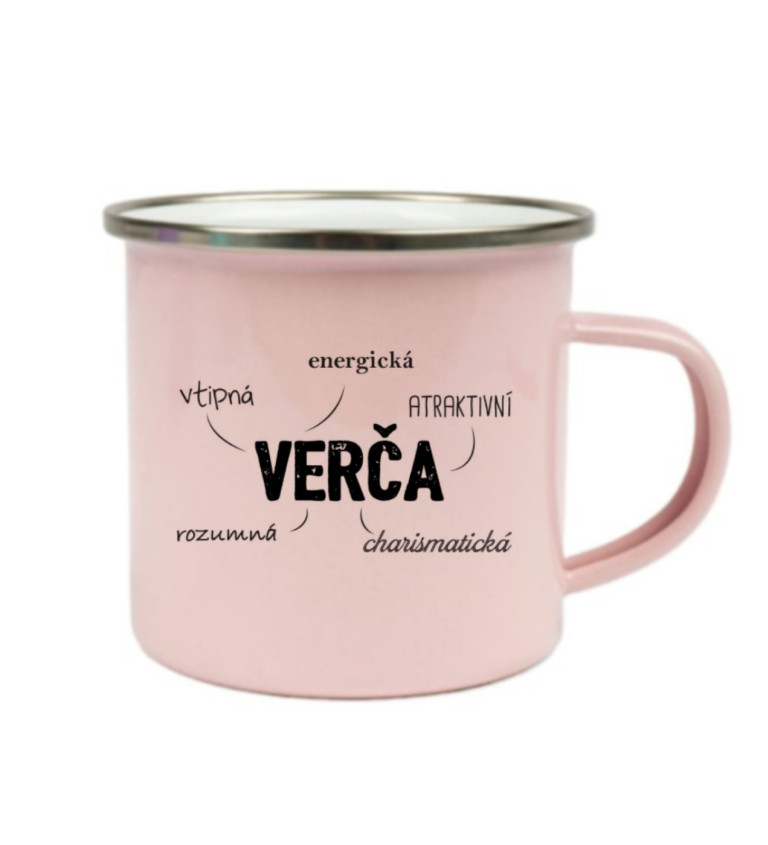 Růžový plecháček – Verča