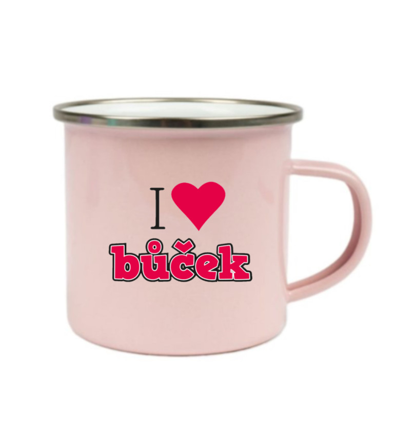 Růžový plecháček – I love bůček