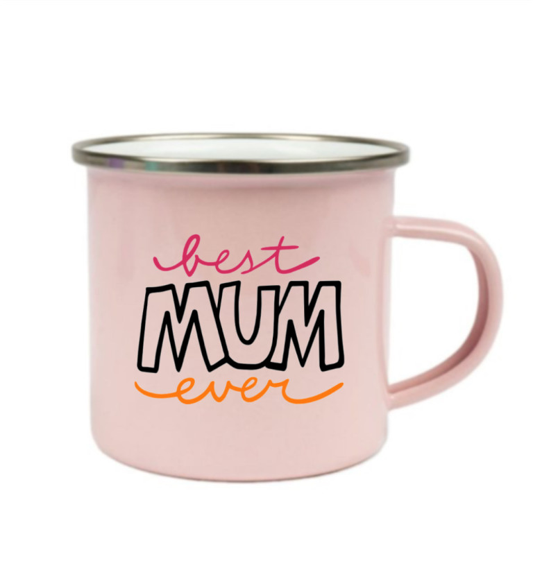 Růžový plecháček – Best mum ever