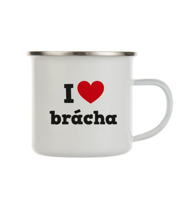 Plecháček bílý – I love brácha