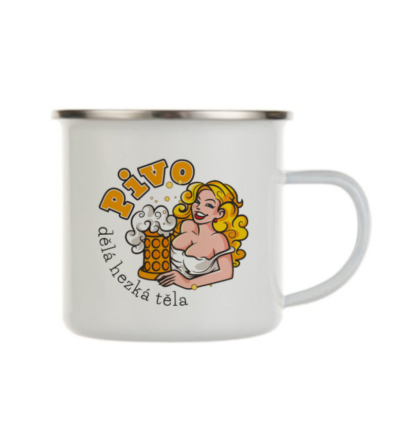 Plecháček bílý – Pivo dělá hezká těla