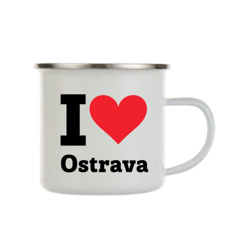 Bílý plecháček – I love Ostrava