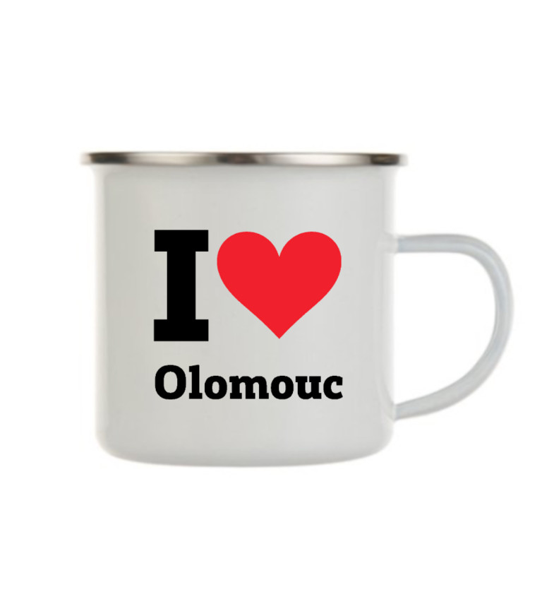 Bílý plecháček – I love Olomouc