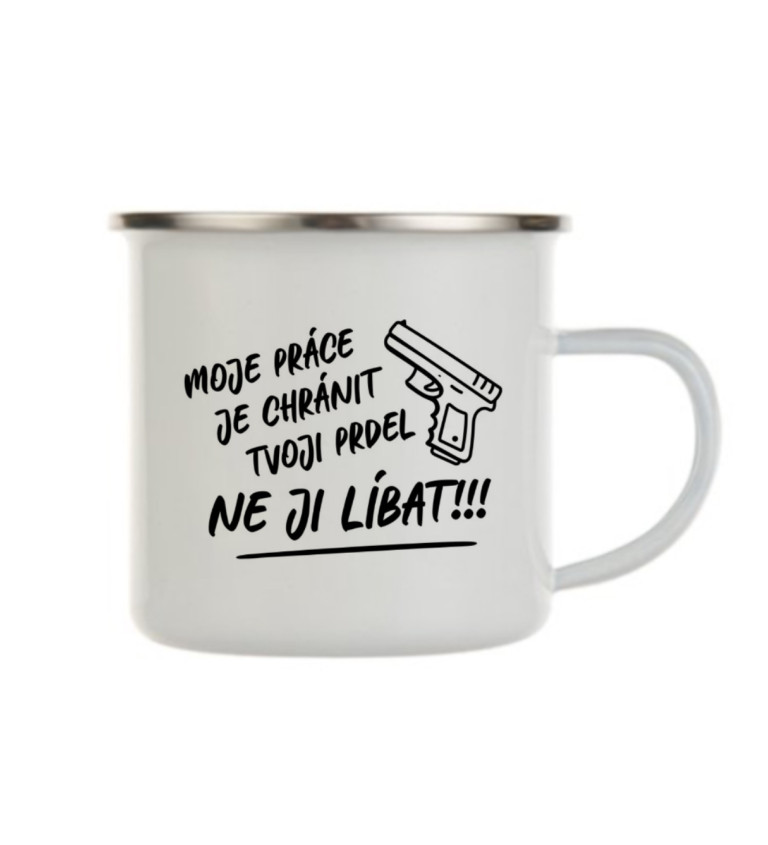 Bílý plecháček – Moje práce je chránit tvoje prdel, ne ji líbat